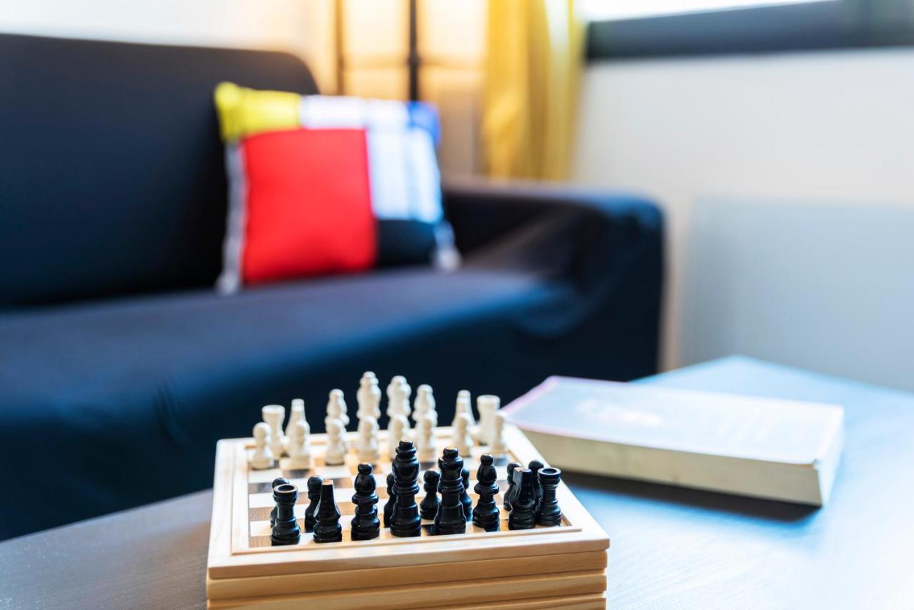Appartement Entier - Le Mondrian - 1Ch Check-In 24H 维勒班 外观 照片
